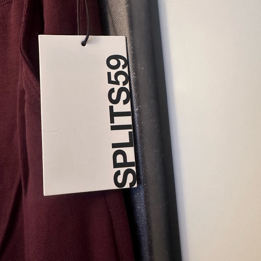 NWT Splits59 Dark Cherry Joggers XS - Picture 2 of 5
